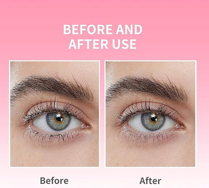 Eyelash Extension Cleanser, BREYLEE Upgraded Eyelash Extension Shampoo 60ML+Mascara Wand+Brush Eyelash Foam Cleanser For Extensions and Natural Lashes