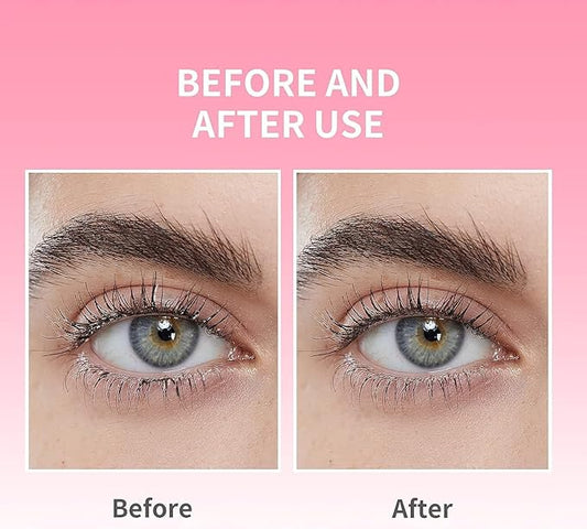 Eyelash Extension Cleanser, BREYLEE Upgraded Eyelash Extension Shampoo 60ML+Mascara Wand+Brush Eyelash Foam Cleanser For Extensions and Natural Lashes