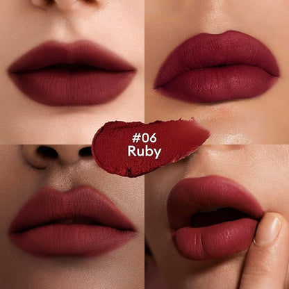 ITY Velvet Matte Finish Lip Stain in Ruby, Gel Lip Balm for Lip Repair for Makeup Premier Bundle