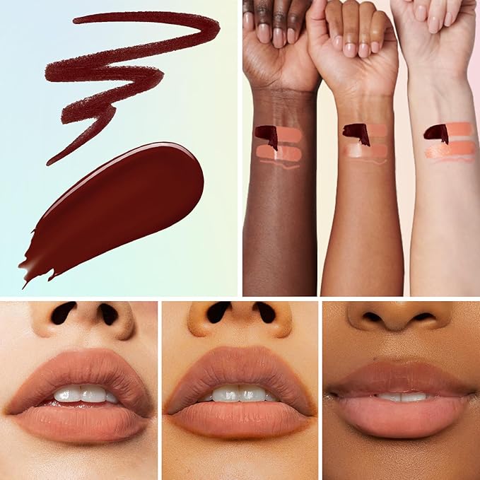 O'CHAIN Peel Off Lip Stain & Lip Liner Masque – Velvet Matte Finish Long Lasting Waterproof and Transfer Proof Lip Tint, with Moisturizing Formula Oil for Soft, Hydrated Lips (03 MINX)