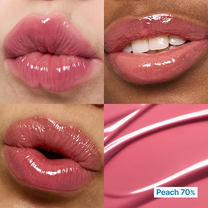 3D Voluming Gloss 70% (Rich) | Peach 70% | High Shine, Non-Sticky Lip Gloss for Makeup | Long-Lasting, Moisturizing Gel Formula | 30%, 70% Pigment Options | 5.3g