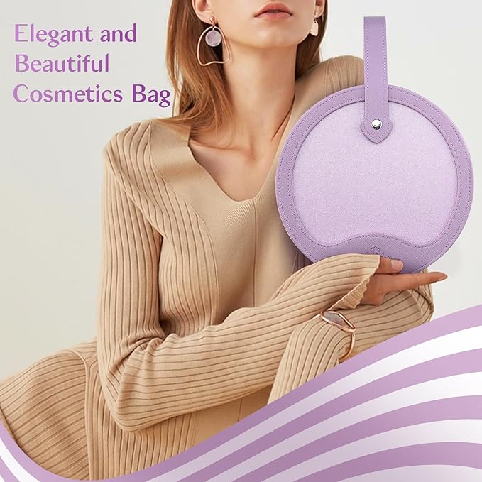 Color Nymph Starter Makeup Kits for Teens Girls With Reusable Case, Beginner Makeup Sets for Preteen, Birthday Valentines Day Makeup Gift Including 38-Colors Eyeshadows Lipglosses Brushes (Purple)
