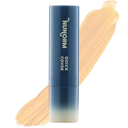 Quick Cover Stick | Lightweight Foundation + Concealer For Men's Skin | Face + Body | 17 Shades | Instantly Covers Blemishes | Natural Matte Finish | Cruelty-Free + Vegan | Portable (Sand)