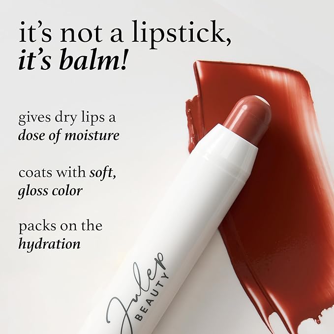 Julep It's Balm Tint of Color Lip Balm - Velvet Nude | Hydrating Lip Color with Vitamin E Core | Natural Gloss Finish | Vegan & Cruelty-Free