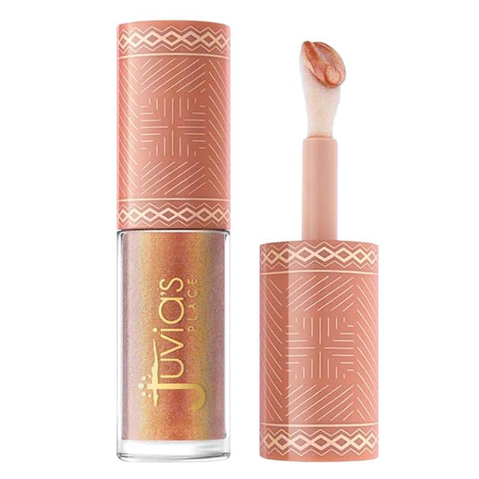 Juvia's Place Nubian Earth Glass Gloss Lip Gloss Oasis - Non-sticky Lip Makeup, Hydrating Lip Gloss, Tinted Lip Gloss, Shine & Glow Lip Makeup, Beauty & Personal Care Products for Lips