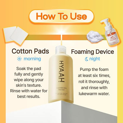 Mild but Deep Cleansing Water – Gently Exfoliates, Hydrates & Removes Makeup for Sensitive Skin, Alcohol-Free, with Micellar Technology, Korean Skincare