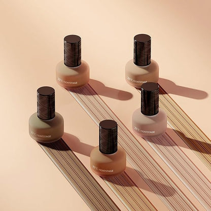 Foundation Fluid - Natural Coverage, Oil Control, Hydrating, Long-lasting Nude Makeup Base, Diminishes Dullness, Fades Acne Scars