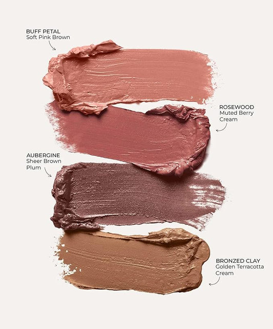 FITGLOW Beauty - Ceremide Cream Lip + Cheek Palette | Vegan, Woman-Owned Clean Beauty (Buffed Glow)