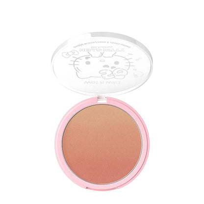 wet n wild Hello Kitty Ombre Blush, Buildable, Blendable Customizable Color, New Gradient Formula, Cruelty-Free & Vegan - Mellow Cloud