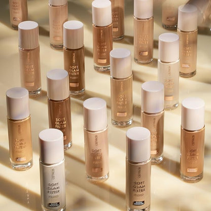 Catrice | Prime & Fine Illuminating Dewy Glow Spray & Soft Glam Filter Fluid 002 Bundle | Full Coverage Makeup | Vegan & Cruelty Free