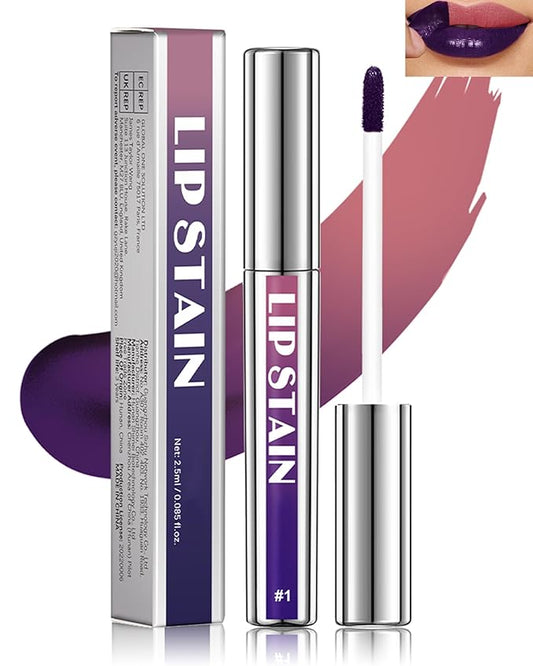 Peel Off Lip Stain Tattoo, Long Lasting Lip Liner Stain Peel Off Matte Nude Lip Gloss Light Pink Lipstick, Waterproof Smudge Proof High Pigmented Color Peel Off Lipgloss Tint Women Lip Makeup Gift-01