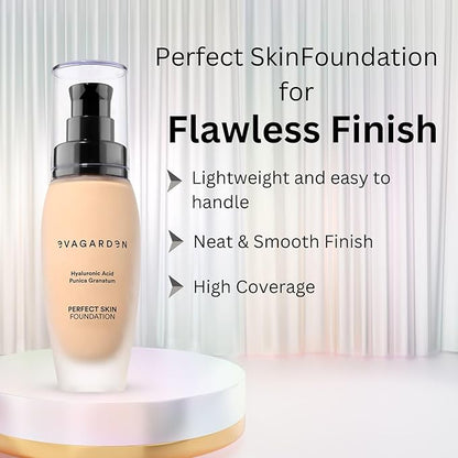 Perfect Skin Foundation - Soft Texture Ensures Excellent Coverage and Natural Finish - Visibly Reduces Signs of Aging - Smooth and Moisturizes Your Epidermis - 232 Ivory Cream - 1.01 oz