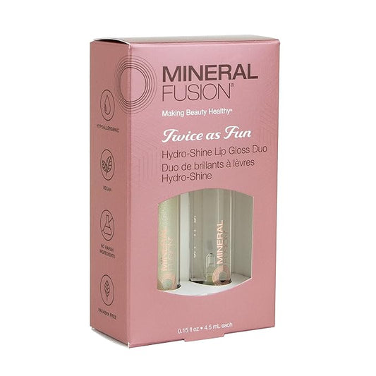 Mineral Fusion Twice As Fun, Hydro-Shine Lip Gloss Duo