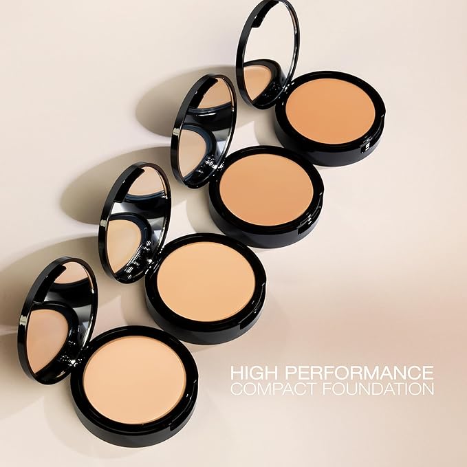 GA-DE High Performance Compact Foundation 1 - SPF, Lightweight, Full Coverage Makeup Powder Foundation - Camouflages Skin Imperfections - 0.4 oz