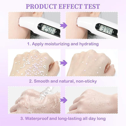 2PCS One Step Color Corrector,Moisturizing Primer for Face Before Makeup,Oil Control Primer Face Makeup,Skin Tone Correcting Makeup Primer Isolation Cream with 2 Makeup Sponges