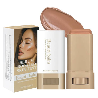 Foundation Stick Beauty Balm Serum Boosted Skin Tint Moisturizing Serum Contour Balm Makeup Suitable for All Skin Tones Create a Natural, Flawless Makeup Skin Tint Stick,03