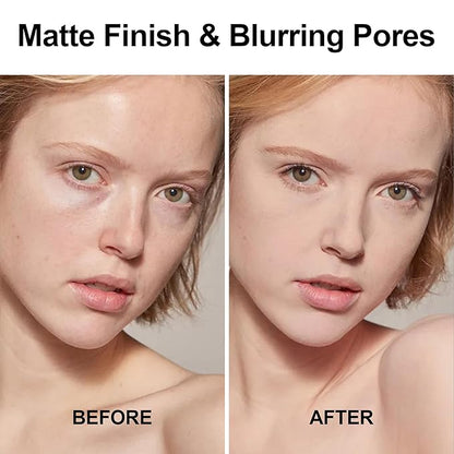 FV Moisturizing Foundation with Translucent Setting Powder, Long Lasting & Natural Finish, Lightweight Foundation Makeup Set for Dry/Combination Skin, Nourishing Ivory & Shimmer Sheer