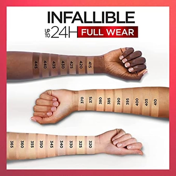 L’Oréal Paris Makeup Infallible Full Wear Waterproof Matte Concealer, Toffee (Pack of 2)