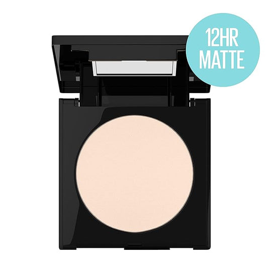 Maybelline Fit Me Matte + Poreless Pressed Face Powder Makeup & Setting Powder, Creamy Beige, 1 Count (Pack of 2)
