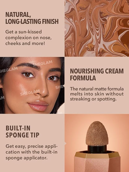 SHEGLAM Sun Beam Shimmer Liquid Bronzer-Toffee