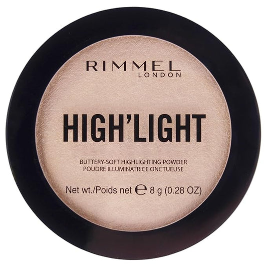 Rimmel London High'Light - 001 Stardust - Highlighter, Weightless Texture, Buttery-Soft Formula, Buildable, 0.28oz