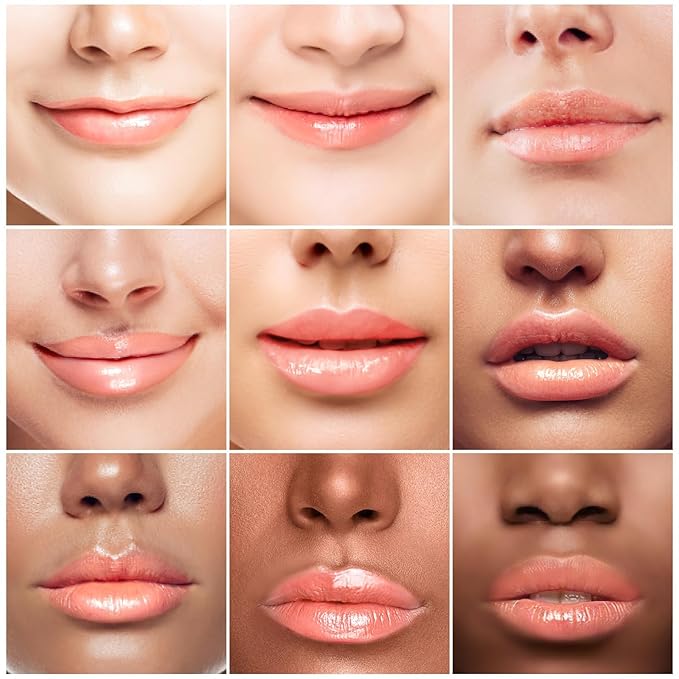 Hydrating Lip Glow Oil, Plumping Lip Gloss, No-Sticky Transparent Moisturizing Lip Balm, Natural Lip Plumper Gloss Make Lips Fuller