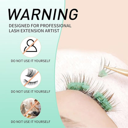 Aloe Scented Eyelash Extensions Remover Cream, Gentle Eyelash Extensions Adhesive Dissolver, Lash Remover for Eyelash Extensions Salon Use 5g
