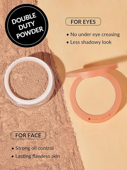 SHEGLAM Insta-Ready Face Powder Loose Under Eye Setting Powder - Toasted Almond