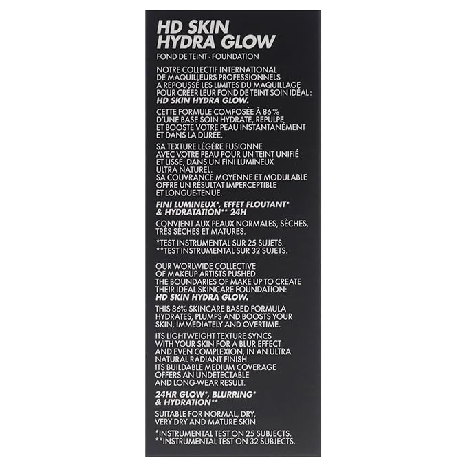 HD Skin Hydra Glow - 2Y32 Warm Caramel by Make Up For Ever for Women - 1 oz Foundation