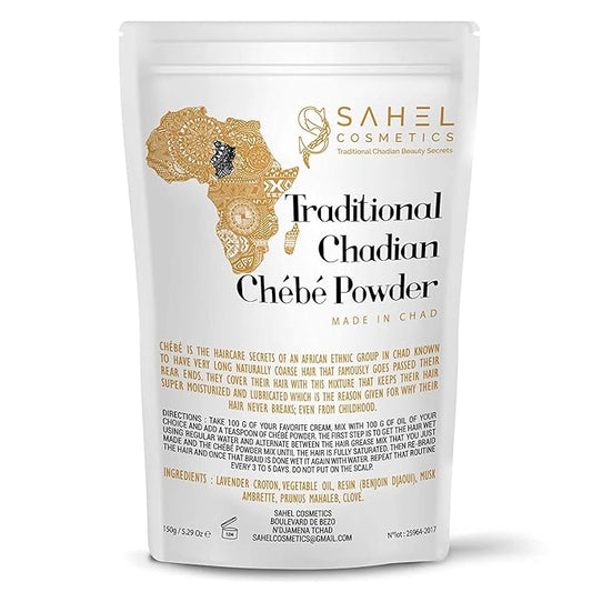Chebe Powder 240 grams Sahel Cosmetics Traditional Chadian Chebe Powder