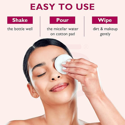 OMIC Biphasic Micellar Water - 4 oz / 118ml - All-in-1 Gentle Makeup Remover & Cleanser - Hydrating Facial Cleanser, Makeup Remover with Hyaluronic Acid and Green Tea Extract for All Skin Types