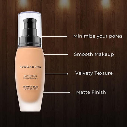 Perfect Skin Foundation - Soft Texture Ensures Excellent Coverage and Natural Finish - Visibly Reduces Signs of Aging - Smooth and Moisturizes Your Epidermis - 240 Butterum - 1.01 oz