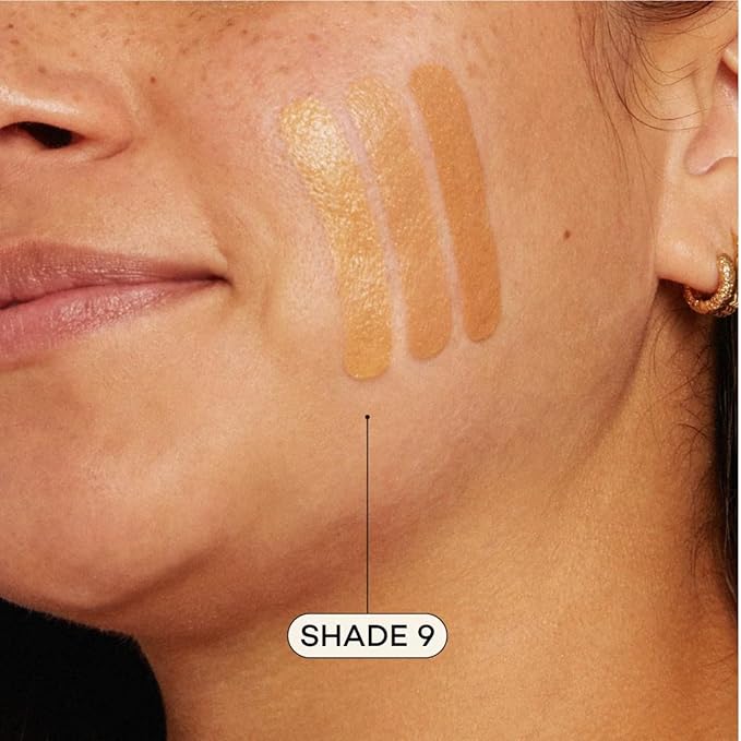 Axiology Fungdation Mushroom Foundation Face Makeup Creamy Wrinkle Defying Minimize Fine Lines Infused with Reishi Deep Hydration Natural Youthful Look Light to Medium Coverage 11.3g (Shade 9)