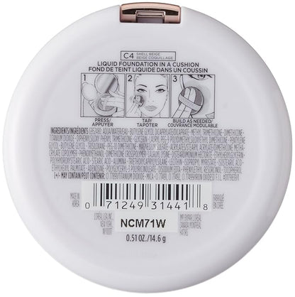 L'Oréal Paris True Match Lumi Cushion Foundation, C4 Shell Beige, 0.51 oz.