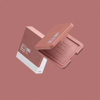 3INA MAKEUP - Vegan - The Blush 503 - Nude - Easy to Blend Powder Blush - Natural and Silky Finish - Highly Pigmented Colours - Light Texture - Cruelty Free