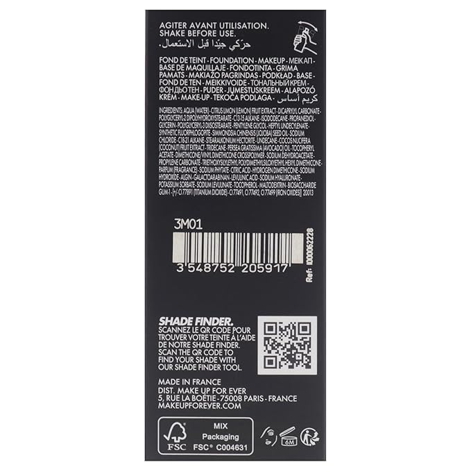 HD Skin Hydra Glow - 2R28 Cool Sand by Make Up For Ever for Women - 1 oz Foundation