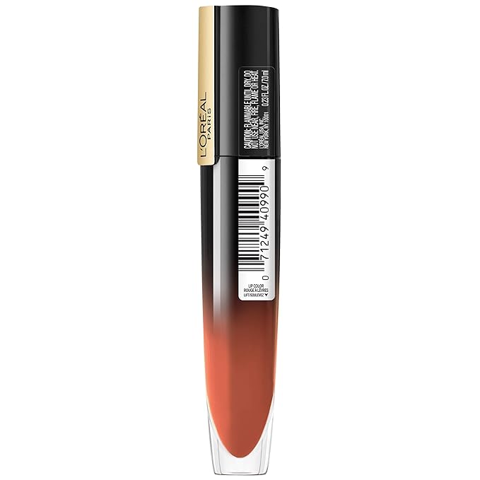L'Oreal Paris Brilliant Signature Shiny Lip Stain Lipstick, Be Independent,0.21 Fl Oz.