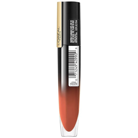 L'Oreal Paris Brilliant Signature Shiny Lip Stain Lipstick, Be Independent,0.21 Fl Oz.