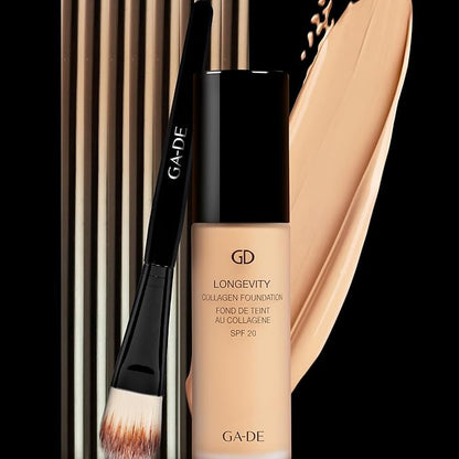 GA-DE Longevity Collagen Foundation 503 - SPF Face Makeup - Hydrates Skin and Improves Elasticity - Full Coverage and Matte Finish - 1 oz