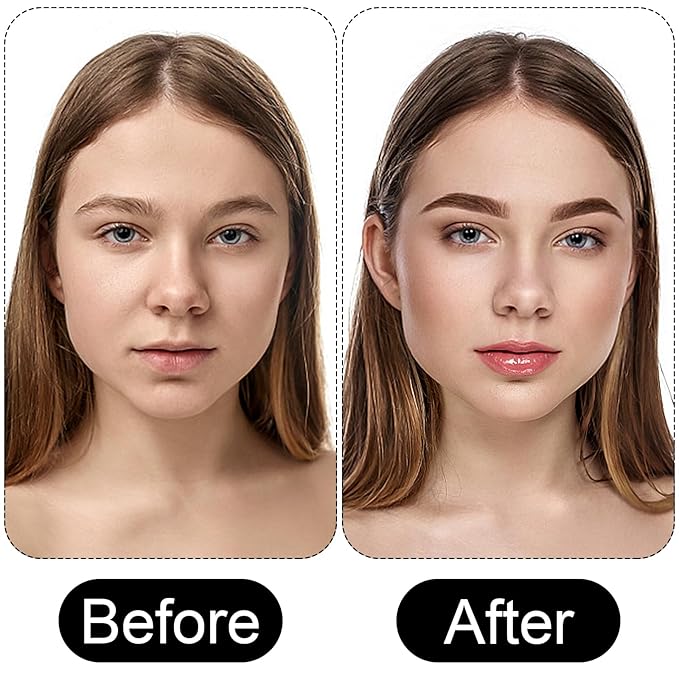 Matte Contour Palette - Face Sculpting Grey Contour Powder for Light Fair Skin, Cool Toned Face Bronzer Makeup Contouring, Buildable Matte Bronzer - 02#Dark Brown