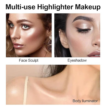 FV Liquid Highlighter Makeup, Lightweight, Buildable & Shimmer Finish Beauty Wand, Multiuse Face Highlighter Stick for Glowing Skin, Vegan & Cruelty-Free, 01 Starlight