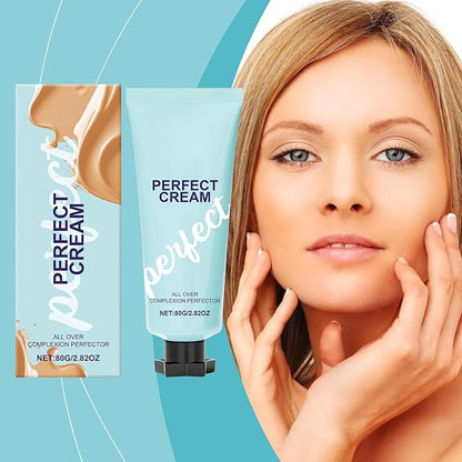 Long Lasting Concealer Covers blemishes,All-Over Complexion Perfector,Waterproof and Sweat Resistant Makeup Concealer,CC Creme All Over Complexion Perfector-80g/2.82 Oz(1pcs)
