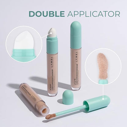 Clear Face Complexion Duo: Foundation 405 & Concealer 403 for Tan Skin Tones