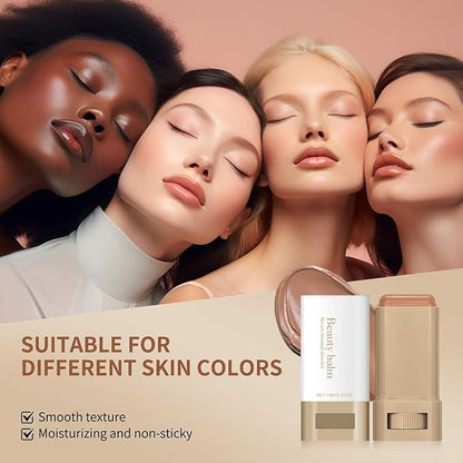 Foundation Stick Beauty Balm Serum Boosted Skin Tint Moisturizing Serum Contour Balm Makeup Suitable for All Skin Tones Create a Natural, Flawless Makeup Skin Tint Stick,03