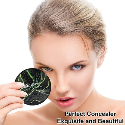 Mushroom Heads Air Cushion CC Cream,Moisturizing BB Cream,air cushion cc cream foundation,Full Coverage Long Lasting Concealer,Even Skin Tone Base Nude Makeup Foundation