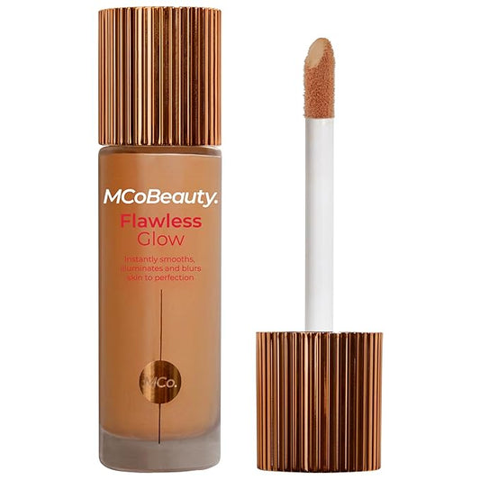 MCoBeauty Flawless Glow Luminous Skin Filter, 6 Medium Dark, Healthy Glow with Natural Radiance, Vegan, Cruelty Free Cosmetics