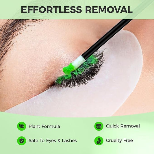 Eyelash Extension Remover Cream, Professional Lash Remover for Lash Extensions, Low Irritation, Fast Dissolution, Lash Extension Remover Cream for Salon Use, 5g (Watermelon)