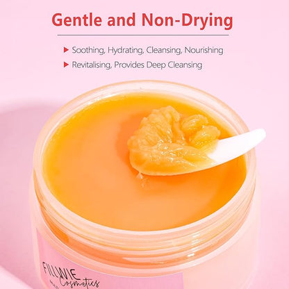 Effective Makeup Cleansing Balm, Powerful Remover, Deep Cleanser for Heavy Makeup Removal, Gentle Melting Cleansing Creams, Grapefruit Extract, Travel-Size, 2-Pack(100G/3.52OZ)