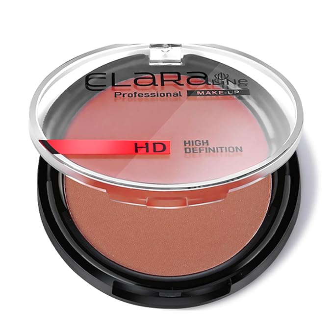 Powder Blusher, Paraben-Free, Pressed Powder, Natural Color Varieties, Lightweight, Halal Certified, Easy to Apply, Makeup Gift for Girls & Women, 74 Light Tile
