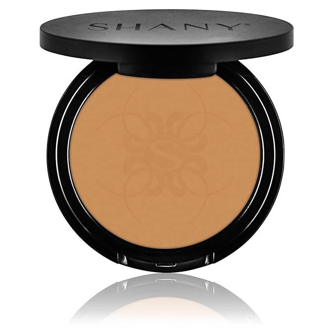 SHANY Two Way Foundation, Oil - Free, Talc Free, Wet/Dry - MEDIUM BEIGE